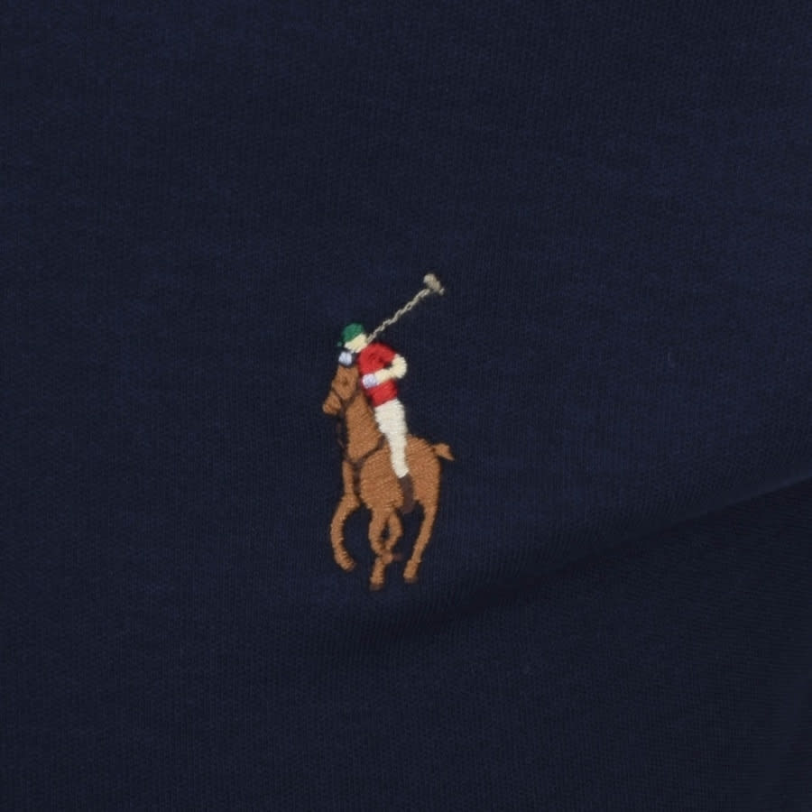 Alternative Image for ProductRalph Lauren Slim Fit Polo T Shirt Navy3